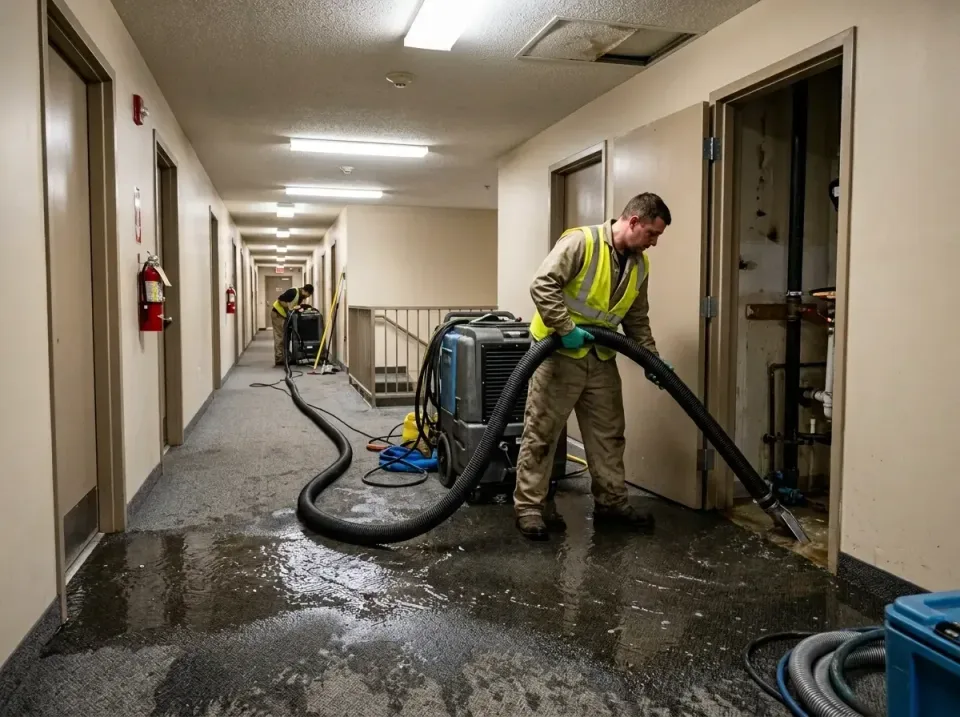 multi-unit-apartment-hallway-f-005 — frequently asked questions, Emergency Burst Pipe Water Extraction & Removal in Fountain…